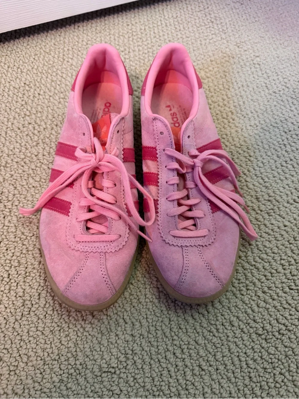Pink Suede Adidas Women's Sneakers